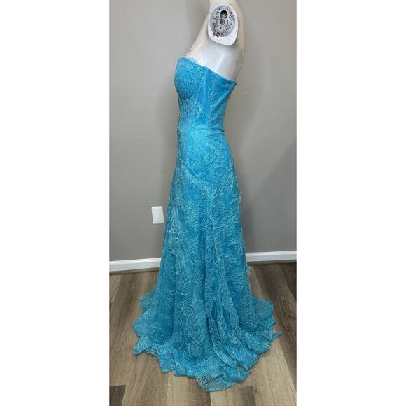 Honayda Lace Strapless Maxi Dress SIZE 40(US6) $2895 - Picture 6 of 10